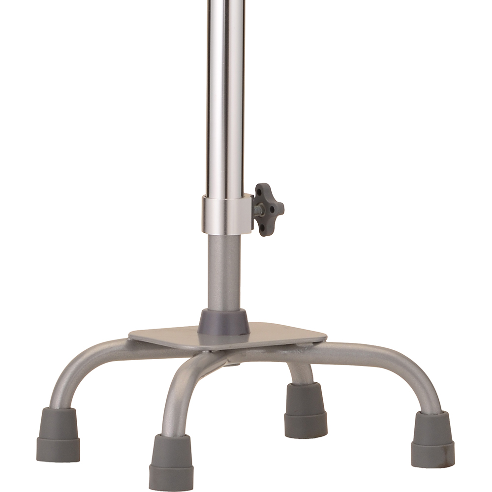HEAVY DUTY QUAD CANE SM SILVER